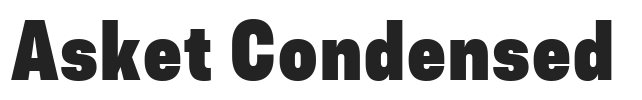 Asket Condensed.ttf字体下载