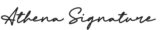 Athena Signature.otf字体下载