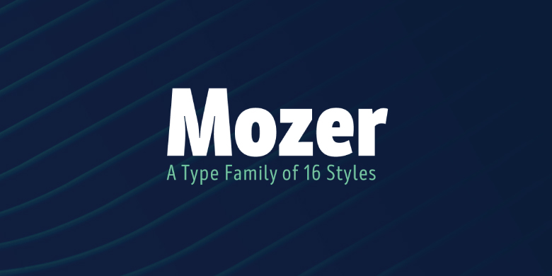 Mozer英文字体